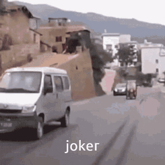 Joker Car Crash GIF - Joker Car Crash Wamai GIFs