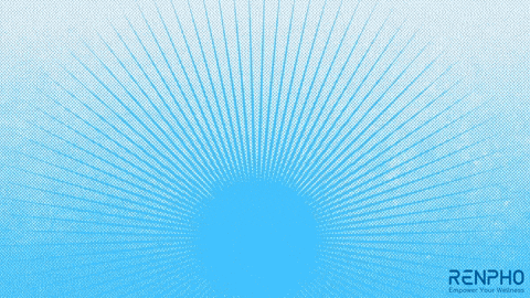 a blue background with renpho empower your wellness written on it
