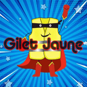 Gilet Jaune Hero GIF - Gilet Jaune Hero Yellow Vest GIFs
