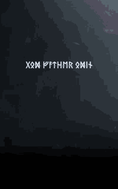 a black background with the words xqm pfthmr xwh written in red and white