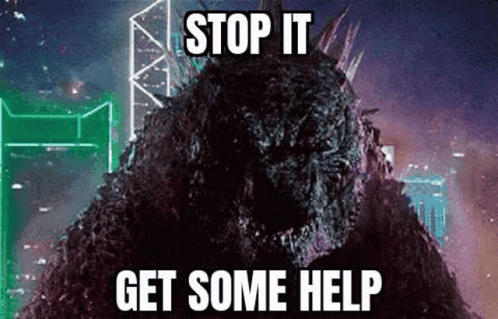 Godzilla Get Some Help GIF