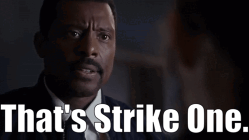 Chicago Fire Wallace Boden GIF - Chicago Fire Wallace Boden Thats Strike One GIFs
