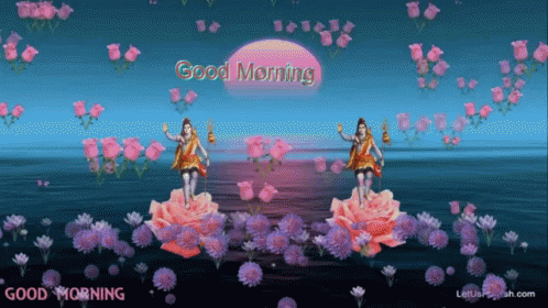 Good Morning Flower GIF - Good Morning Flower Shower GIFs