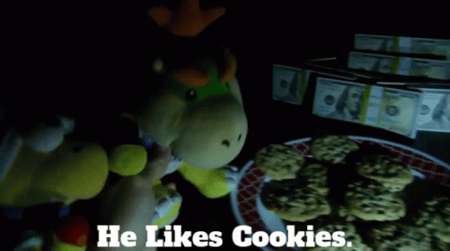 Sml Bowser Junior GIF - Sml Bowser Junior He Likes Cookies GIFs