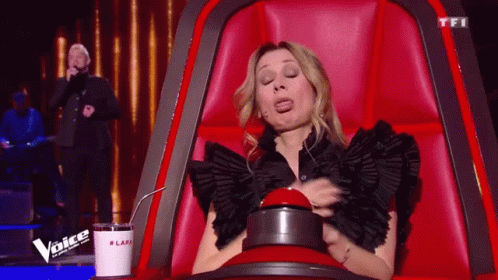 Lara Fabian The Voice GIF - Lara Fabian The Voice Tongue Out GIFs