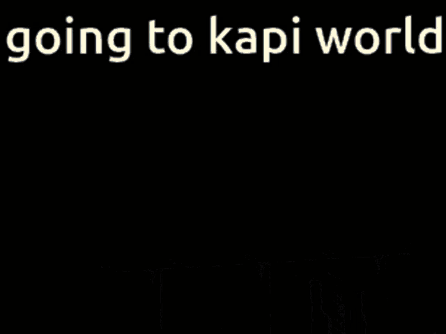 a picture of a city with the words going to kapi world below it
