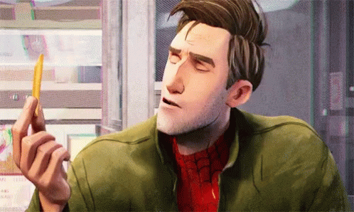 Peter B Parker Spiderman GIF - Peter B Parker Spiderman Into The Spiderverse GIFs