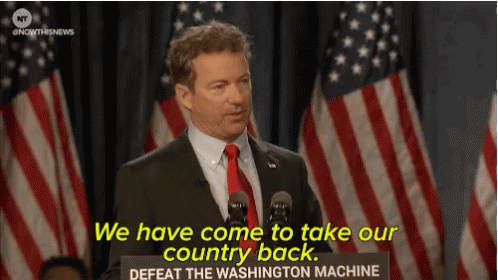 Rand Paul We Have To Come To Take Our Country Back GIF - Rand Paul We Have To Come To Take Our Country Back GIFs