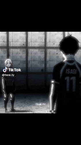 a blurry picture of a person walking in front of a wall with tiktok written on the bottom right corner