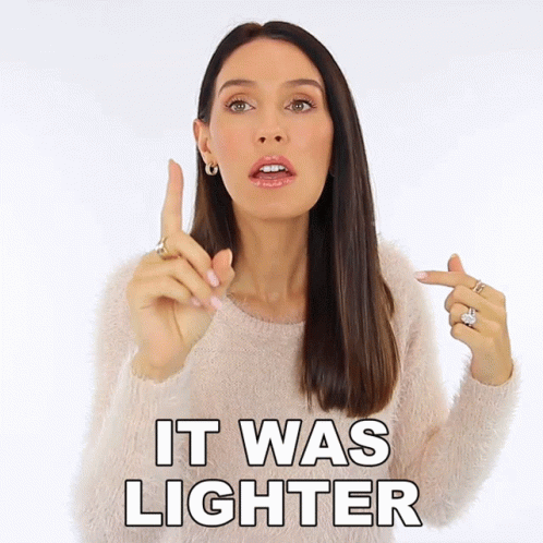 It Was Lighter Shea Whitney GIF - It Was Lighter Shea Whitney Brighter GIFs