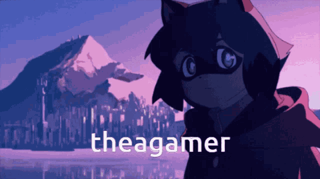 a picture of a cartoon character with the word theagamer written below it