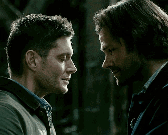 Supernatural Forehead Touch GIF - Supernatural Forehead Touch Sam And Dean GIFs