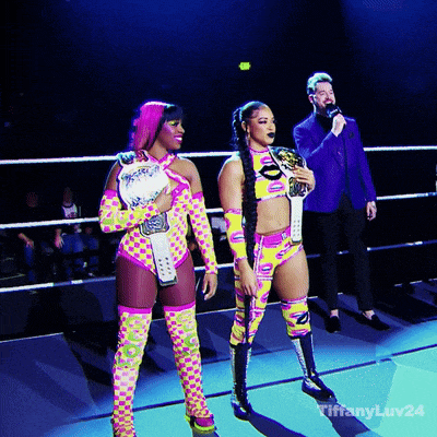 Bianca Belair Naomi GIF