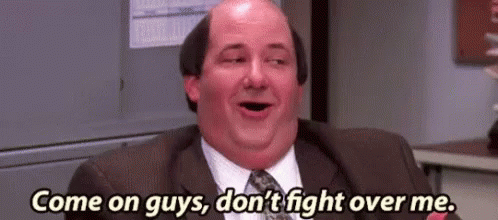 Dont Fight Over Me The Office GIF - Dont Fight Over Me The Office GIFs