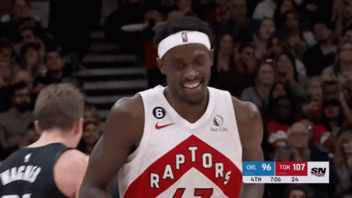 Toronto Raptors Pascal Siakam GIF - Toronto Raptors Pascal Siakam Smiling GIFs