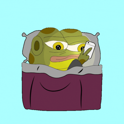 Hoppy The Frog GIF - Hoppy The Frog Hoppy Texting GIFs
