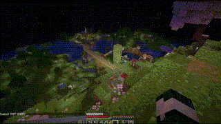 an aerial view of a minecraft world with the words solidarity gaming at the top