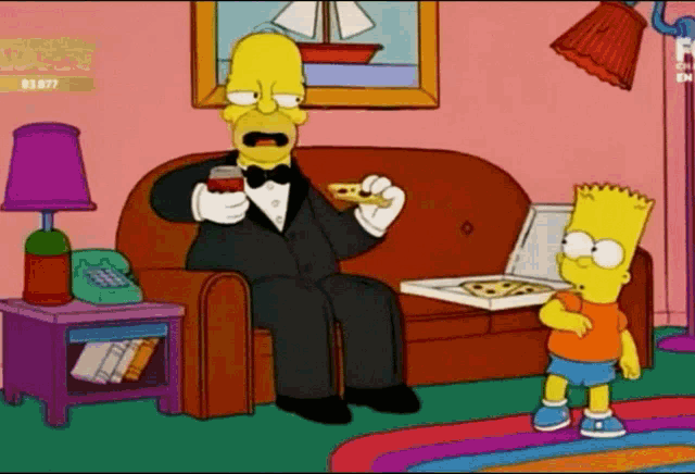 Porque Tan Elegante Homero Simpsons GIF - Porque Tan Elegante Homero Simpsons GIFs