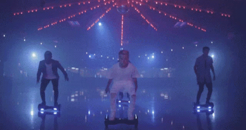 Riding On Hoverboards Carson Lueders GIF - Riding On Hoverboards Carson Lueders Bae Back Song GIFs