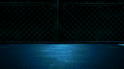 a computer generated image of lightning strikes against a blue background .