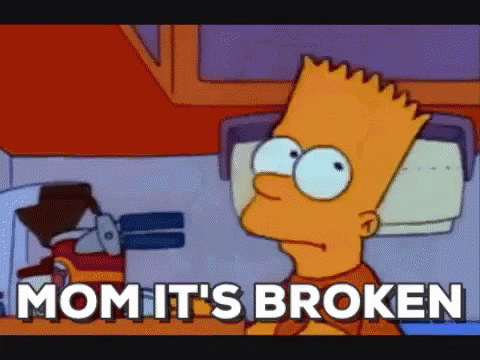 Simpsons Momitsbroken GIF - Simpsons Momitsbroken Broken GIFs