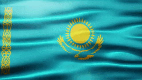 Kazakhstan Flag Gif GIF - Kazakhstan Flag Gif Asia GIFs