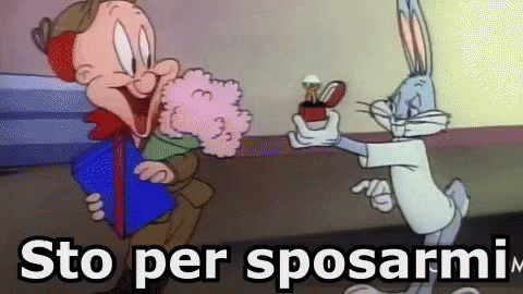 Bugs Bunny Sposarsi Anello Amore Matrimonio GIF - Bugs Bunny Wedding Ring GIFs