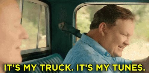 Driver Is Dj GIF - Its My Truck Its My Tunes My Music GIFs