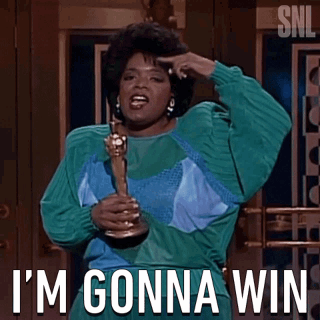 Im Gonna Win Oprah Winfrey GIF - Im Gonna Win Oprah Winfrey Saturday Night Live GIFs