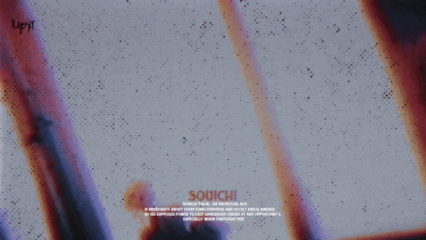 a poster that says squichi on it in red