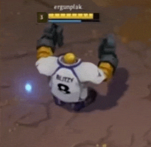 the back of a cartoon character in a video game with the name ergunplak on the bottom .