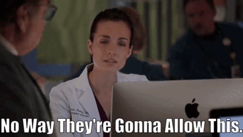 Chicago Med Natalie Manning GIF - Chicago Med Natalie Manning No Way Theyre Gonna Allow This GIFs