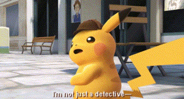 Detective Pikachu Pikachu GIF - Detective Pikachu Pikachu Great Detective GIFs
