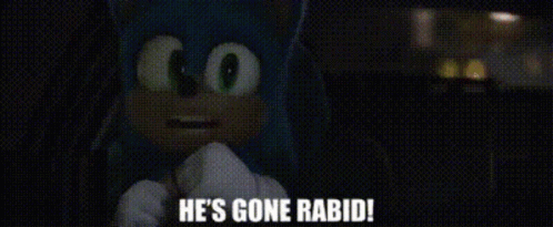 Sonic Movie2 Hes Gone Rabid GIF