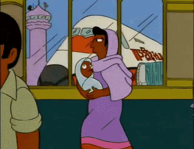 Simpsons India GIF - Simpsons India Airport GIFs