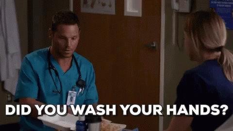 Did You Wash Your Hands? GIF - Greys Anatomy Wash Your Hands Meredith GIFs