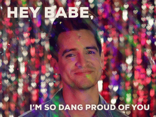 Happy Hey Babe GIF - Happy Hey Babe So Dang Proud Of You GIFs