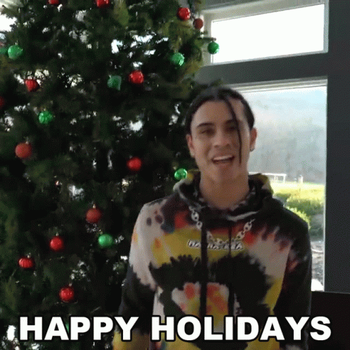 Happy Holidays Cyrus Dobre GIF - Happy Holidays Cyrus Dobre Dobre Brothers GIFs