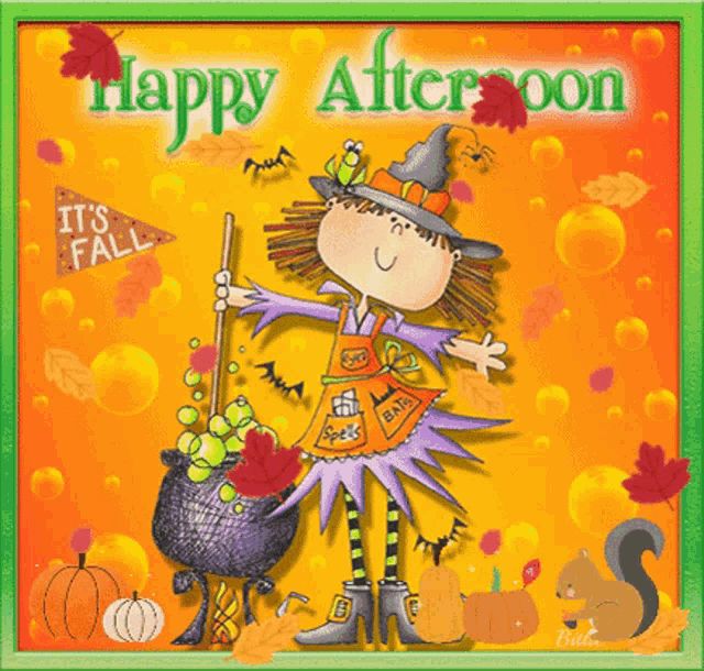 Autumn Halloween GIF - Autumn Halloween Good Afternoon GIFs