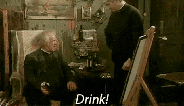 Drink Father Jack GIF