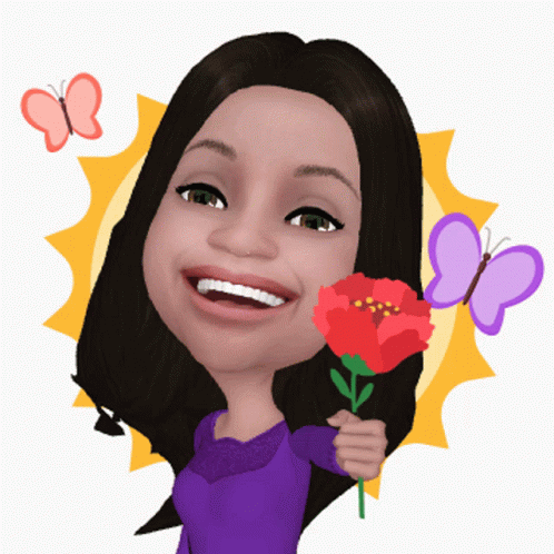 Chatlotte Giving Flower GIF - Chatlotte Giving Flower For You GIFs