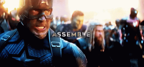 Avengers Assemble Captain America GIF - Avengers Assemble Captain America Avengers Endgame GIFs