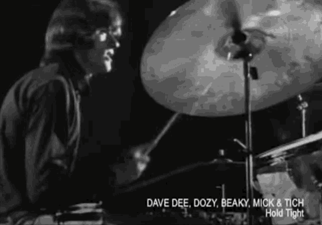Drumming Drums GIF - Drumming Drums Dave Dee Dozy Beaky Mick Tich GIFs