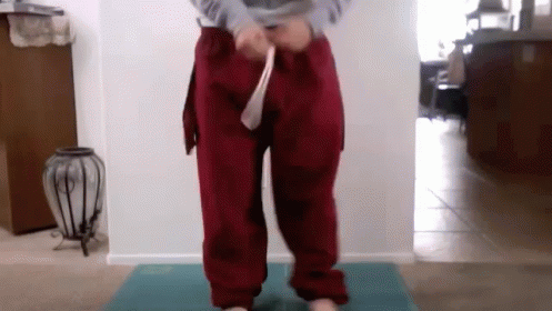 Diy Transform These Sweatpants Into These Cute Pants! GIF - Reuse Recycle Sweats GIFs