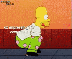 Homer Simpson Impressing GIF - Homer Simpson Impressing Show Off GIFs
