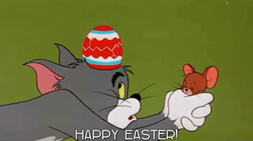 Happy Easter Happy Easter Sunday GIF - Happy Easter Happy Easter Sunday Tom And Jerry GIFs