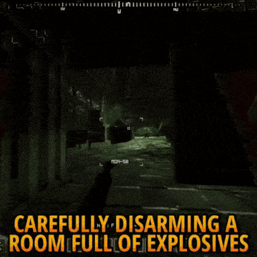 a screenshot of a video game with numbers 1 through 8 on the screen