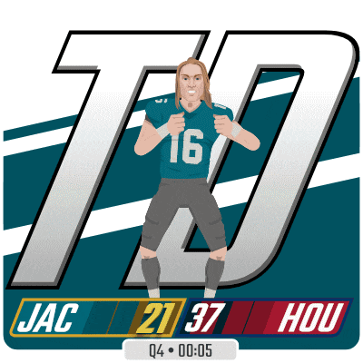 a cartoon illustration of a football player with the number 16 on his jersey