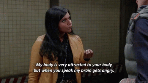 Mindy Kaling Attracted GIF - Mindy Kaling Attracted Angry GIFs