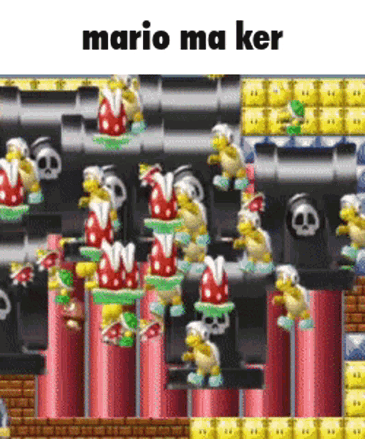 Mario Maker Mario Level Editor GIF - Mario Maker Mario Level Editor Reggie Level Editor GIFs